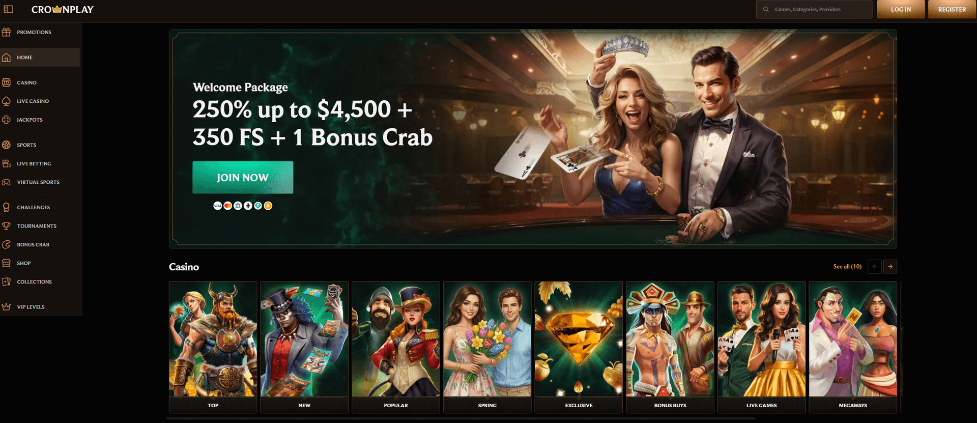 CrownPlay Casino Schnelle Auszahlung